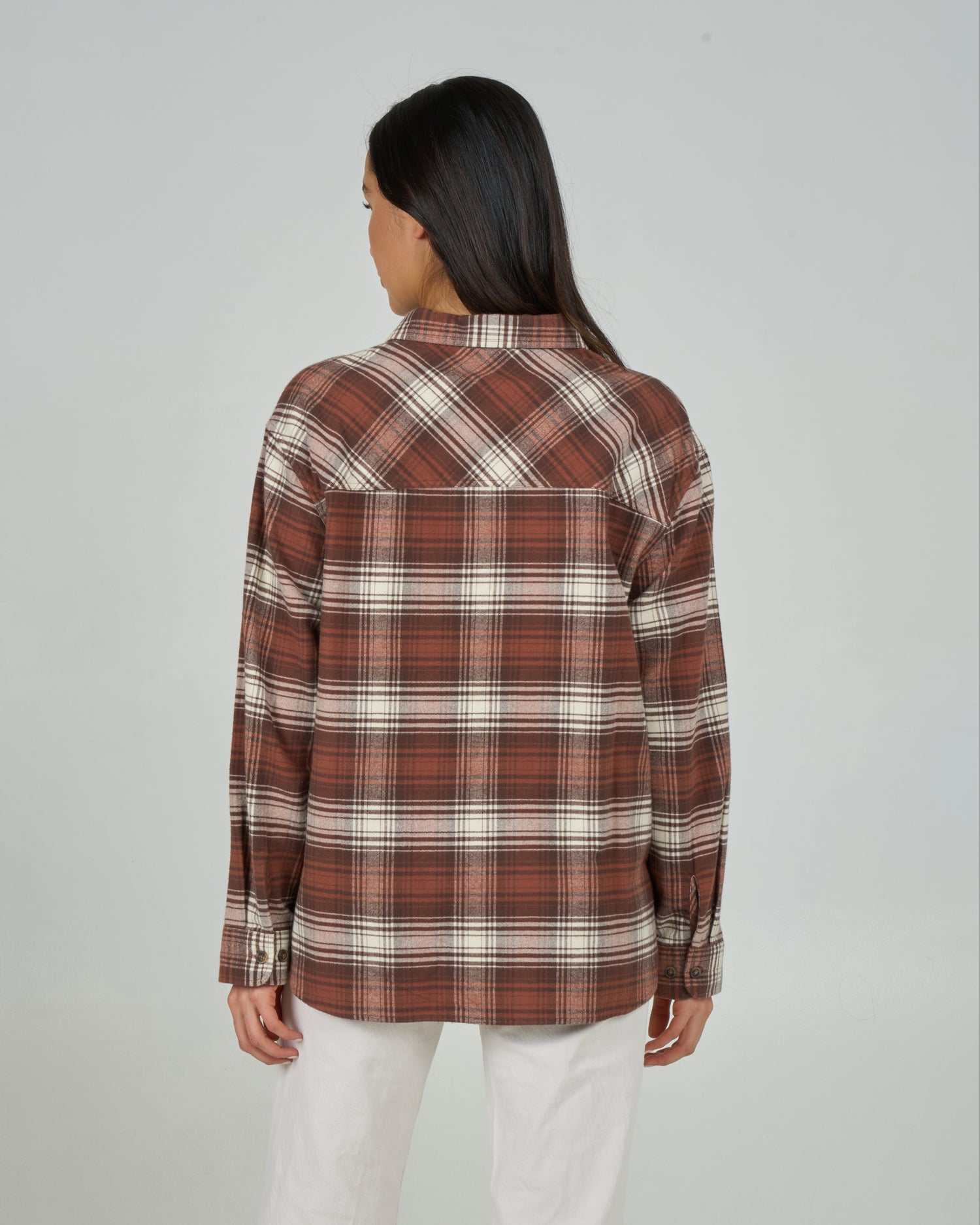 Shore Break Flannel - Rustic Red