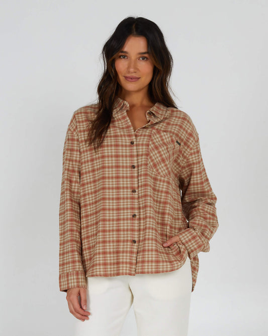 Salty Crew Dames - Shore Break Flannel - Zandduin