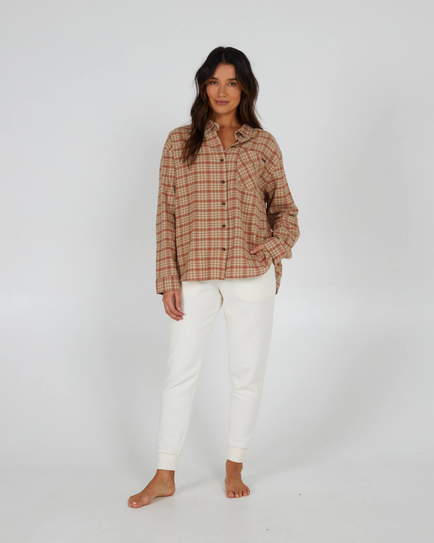 Salty Crew Dames - Shore Break Flannel - Zandduin