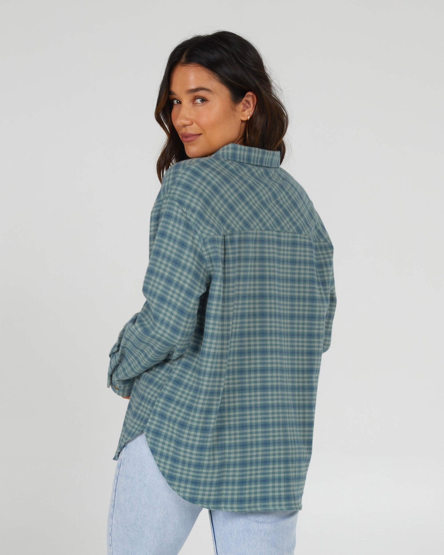 Salty Crew Dames - Shore Break Flannel - Sage