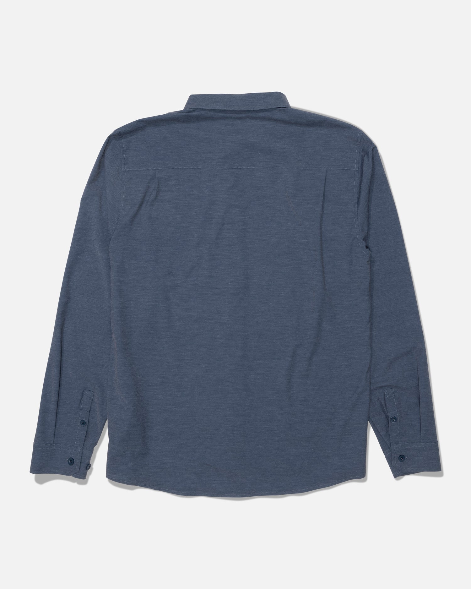 Drifter Ls Uv Button Up - Navy/Grey