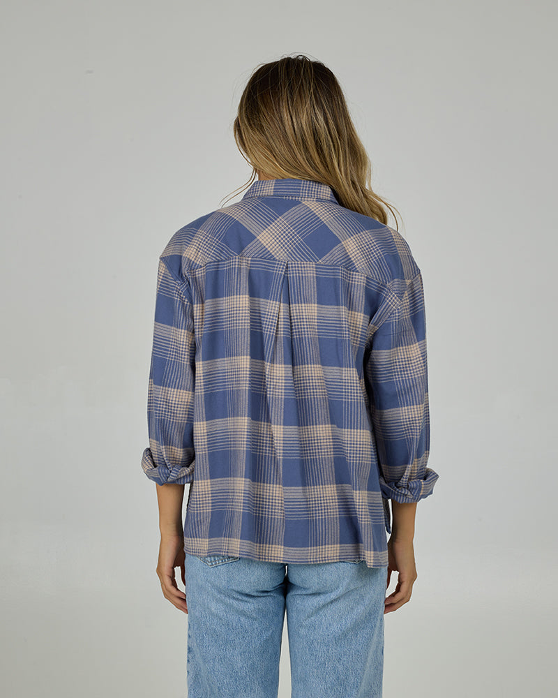 Nomad Flannel  - Dusty Blue