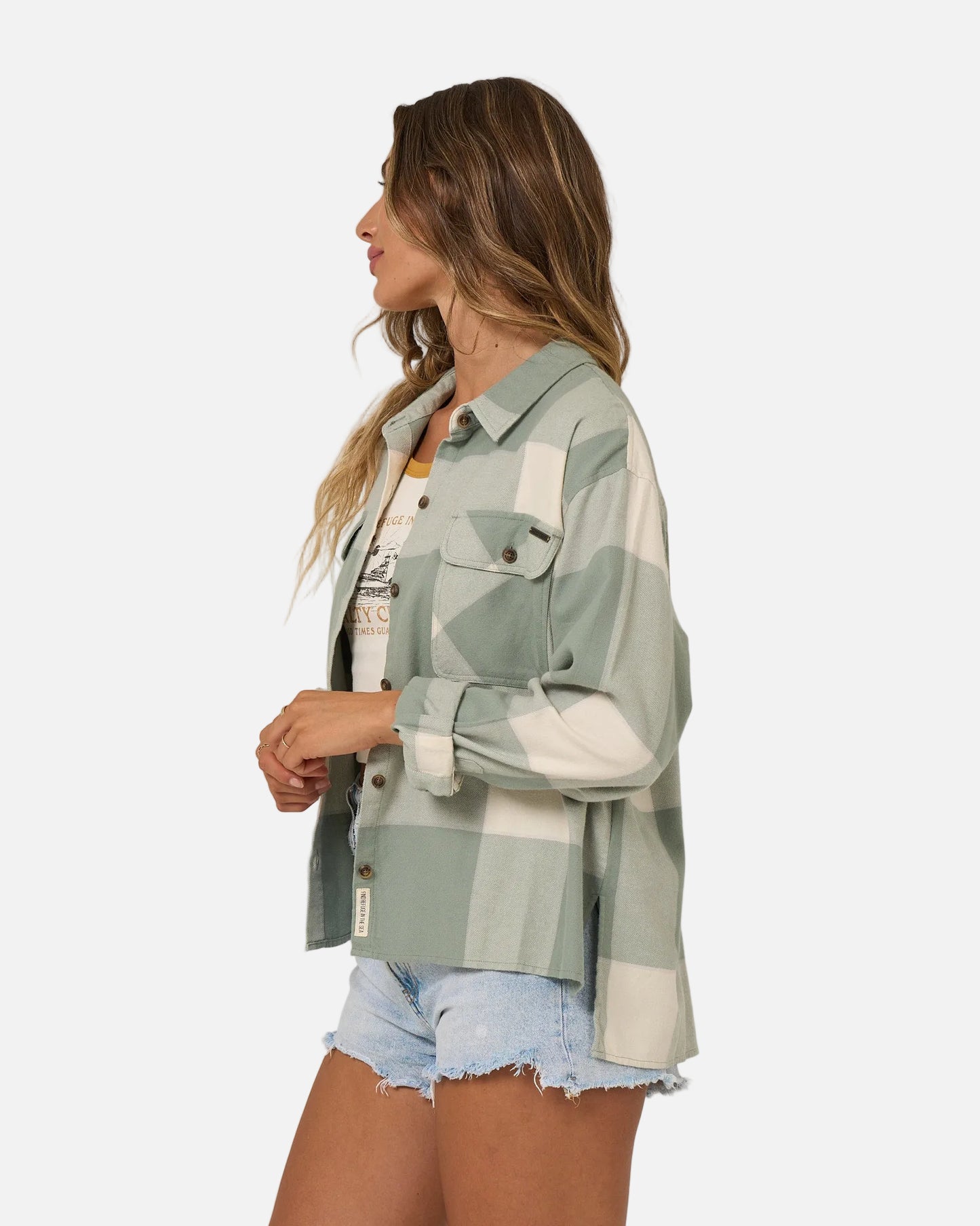 Nomad Flannel  - Slate Grey