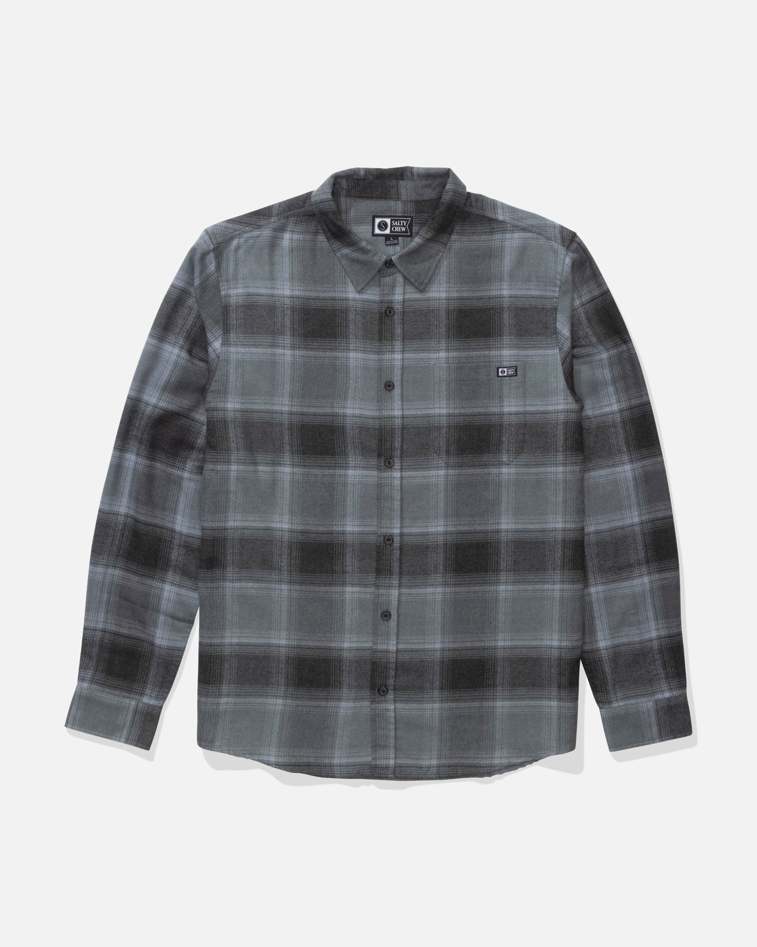 Early Bird Flannel - Pirate Black
