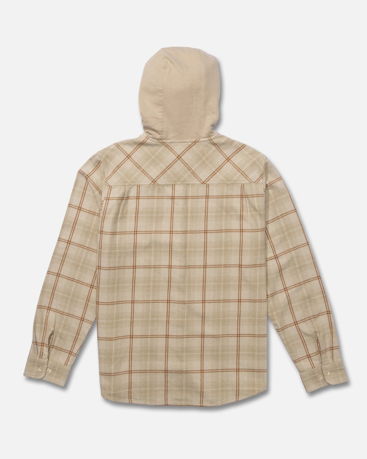 Whitewash Hooded Flannel - Birch