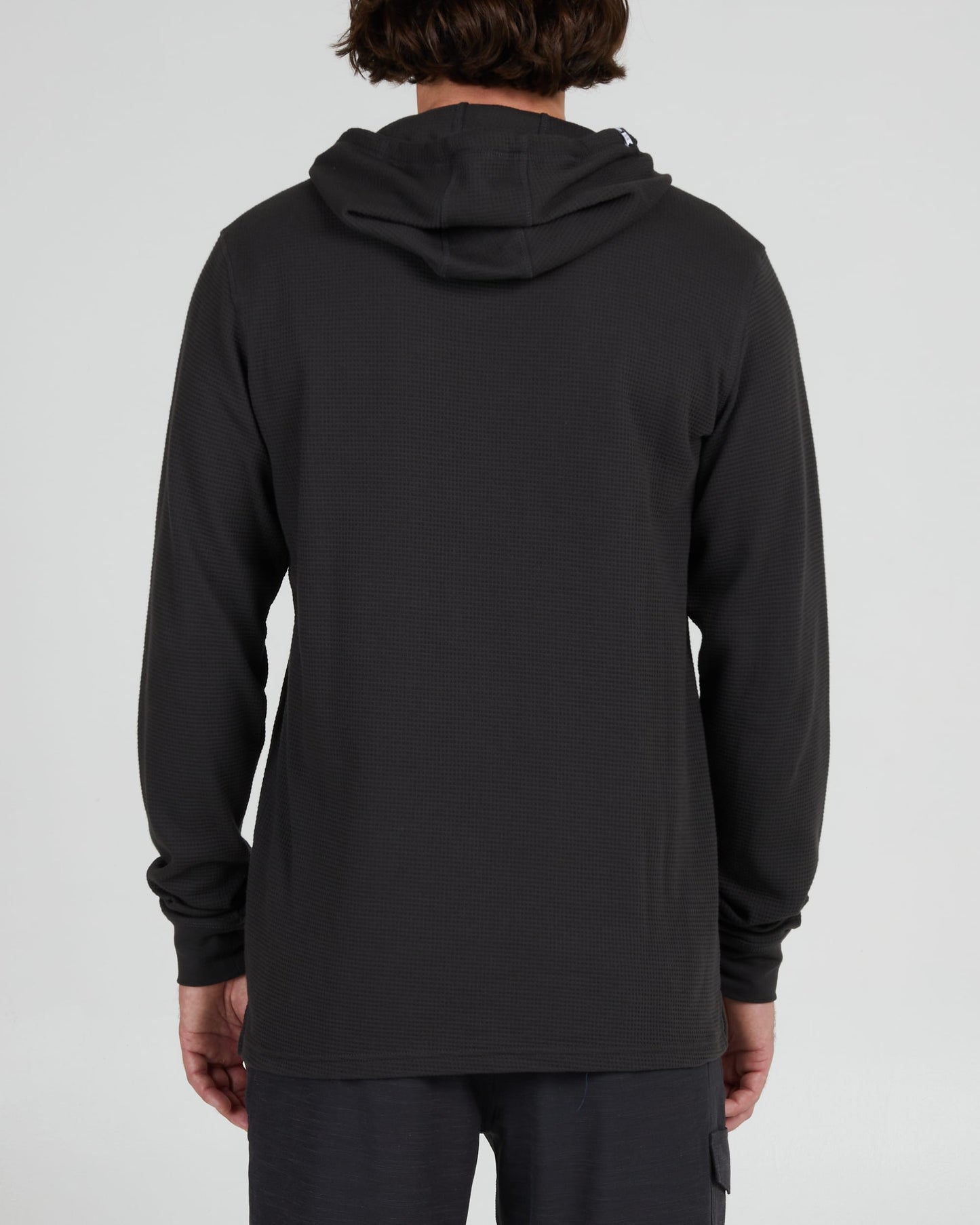 Salty crew KNIT TOPS DAYBREAK 2 HOODED THERMAL - Faded Black in Faded Black