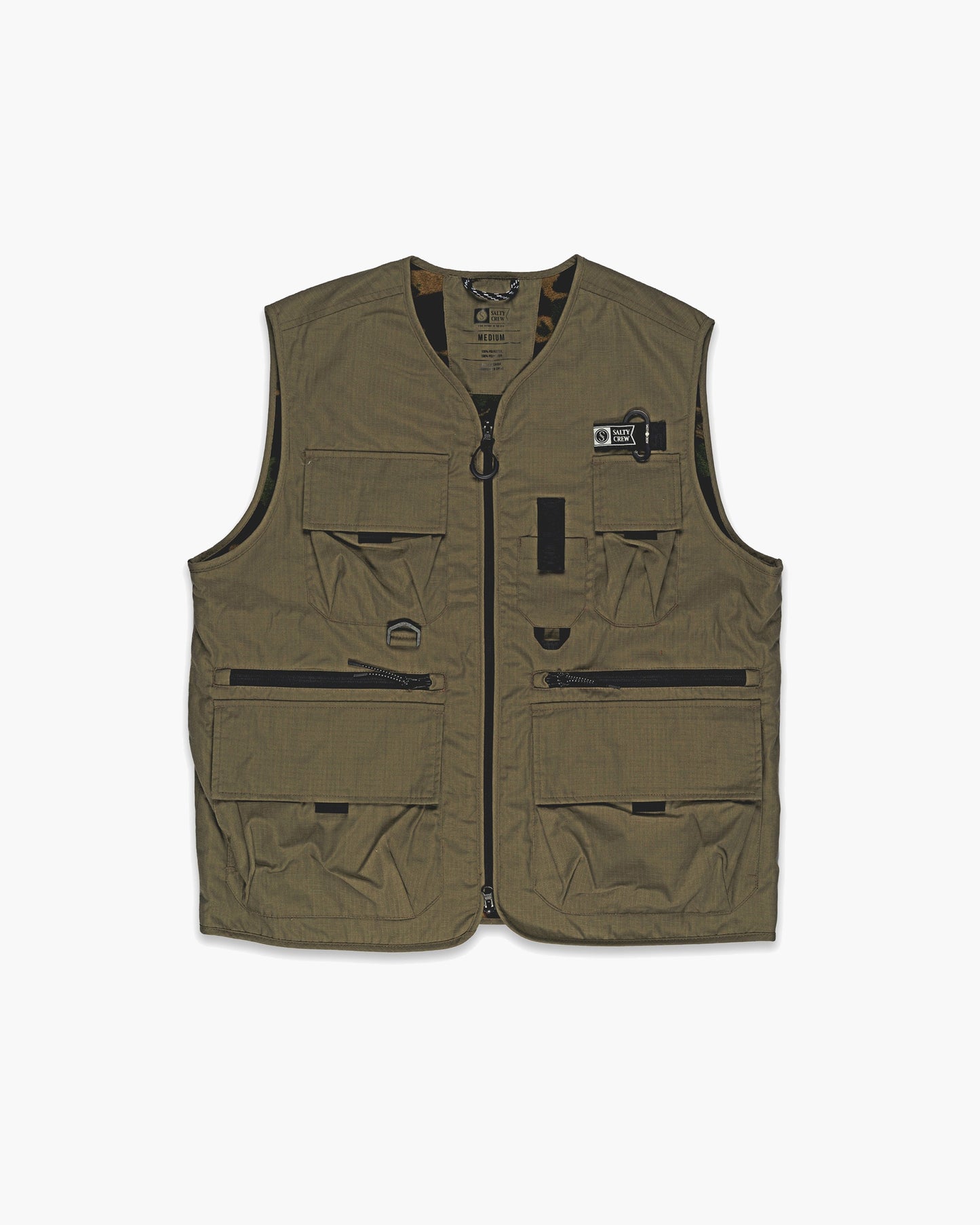 Salty Crew Heren - Stream Tech Vest - Olijf