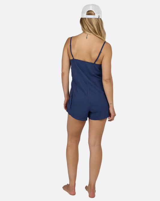 Driftwood Romper - Bright Navy