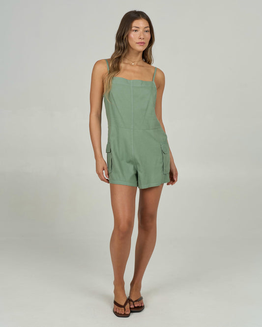 Driftwood Romper - Green Bay
