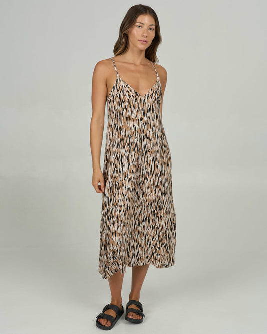 Dreamland Midi Dress - Sand Bar
