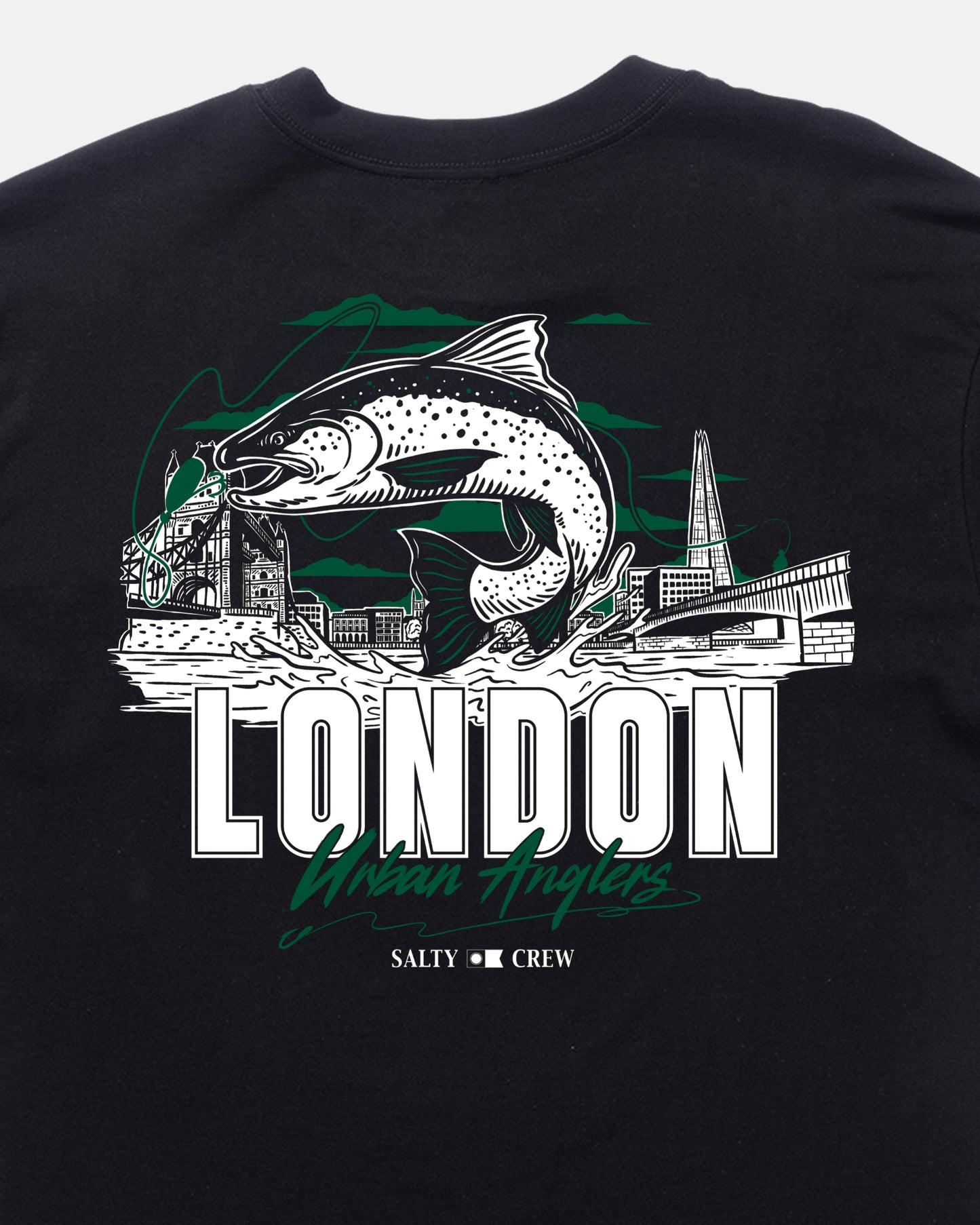 London Urban Angler Ss Tee - Black