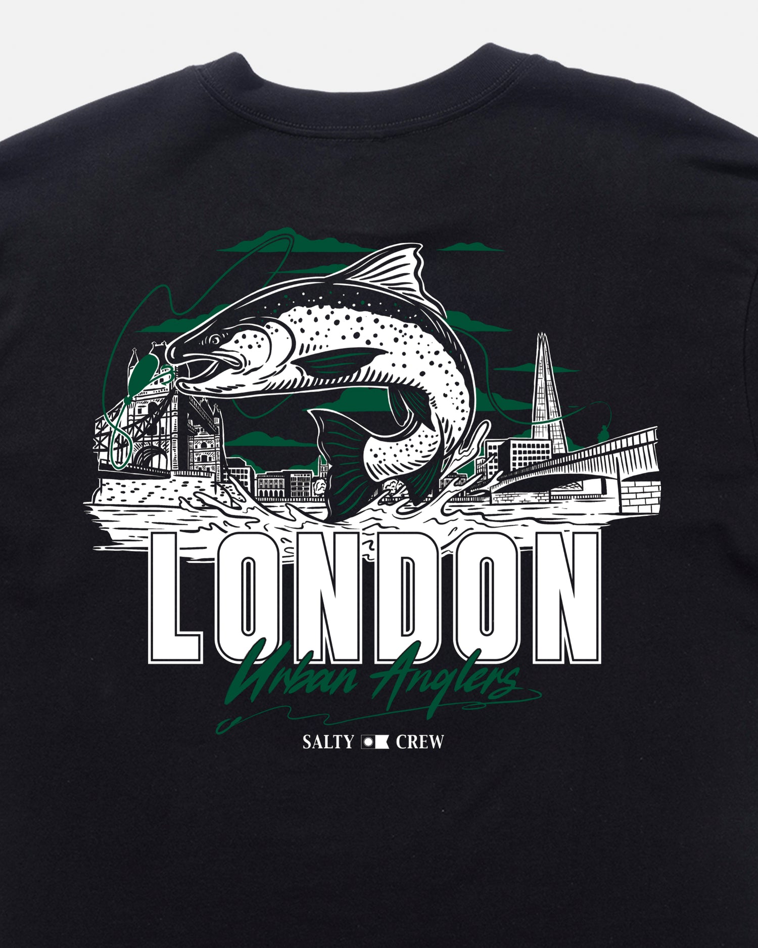 London Urban Angler Ss Tee - Black
