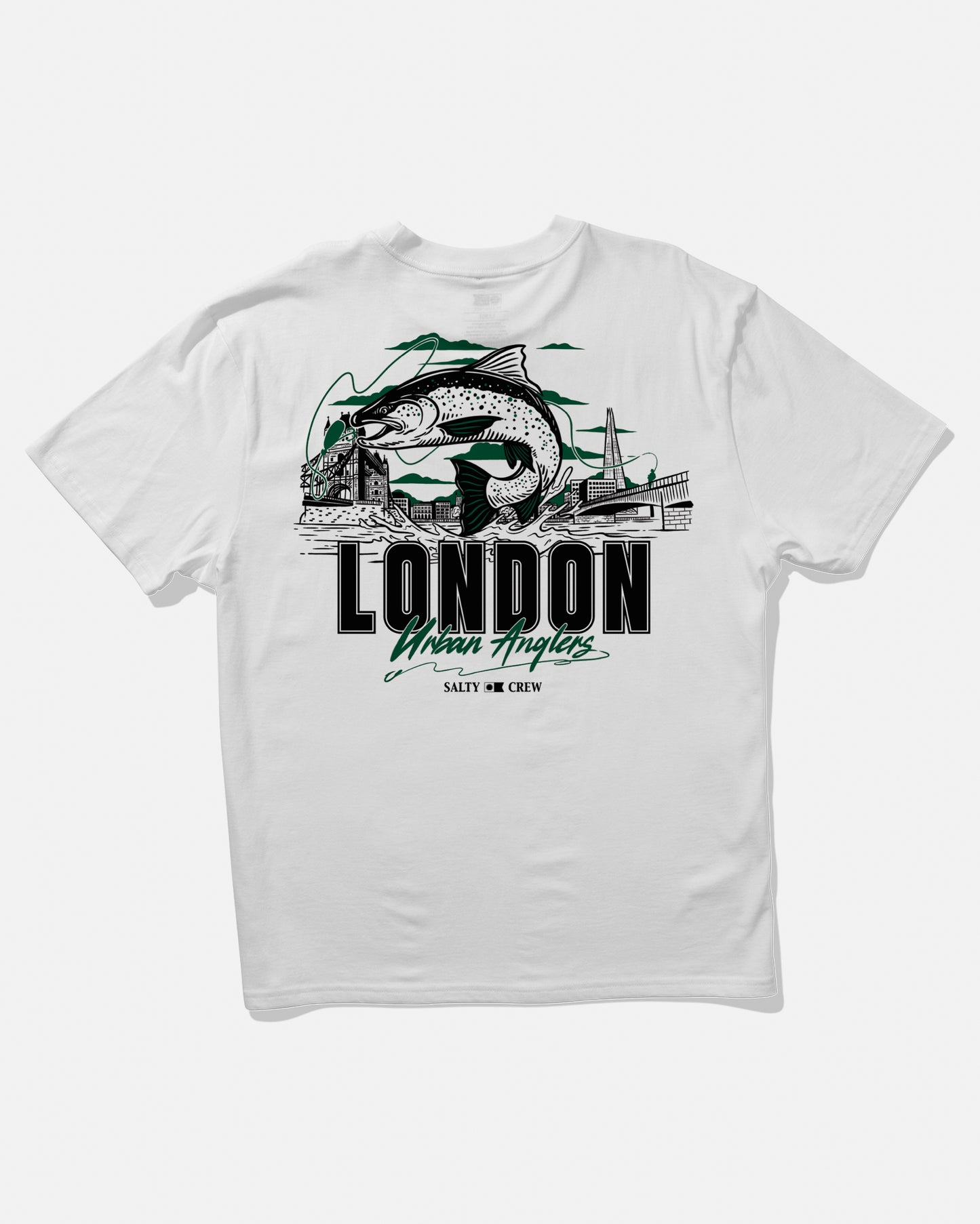 London Urban Angler Ss Tee - White