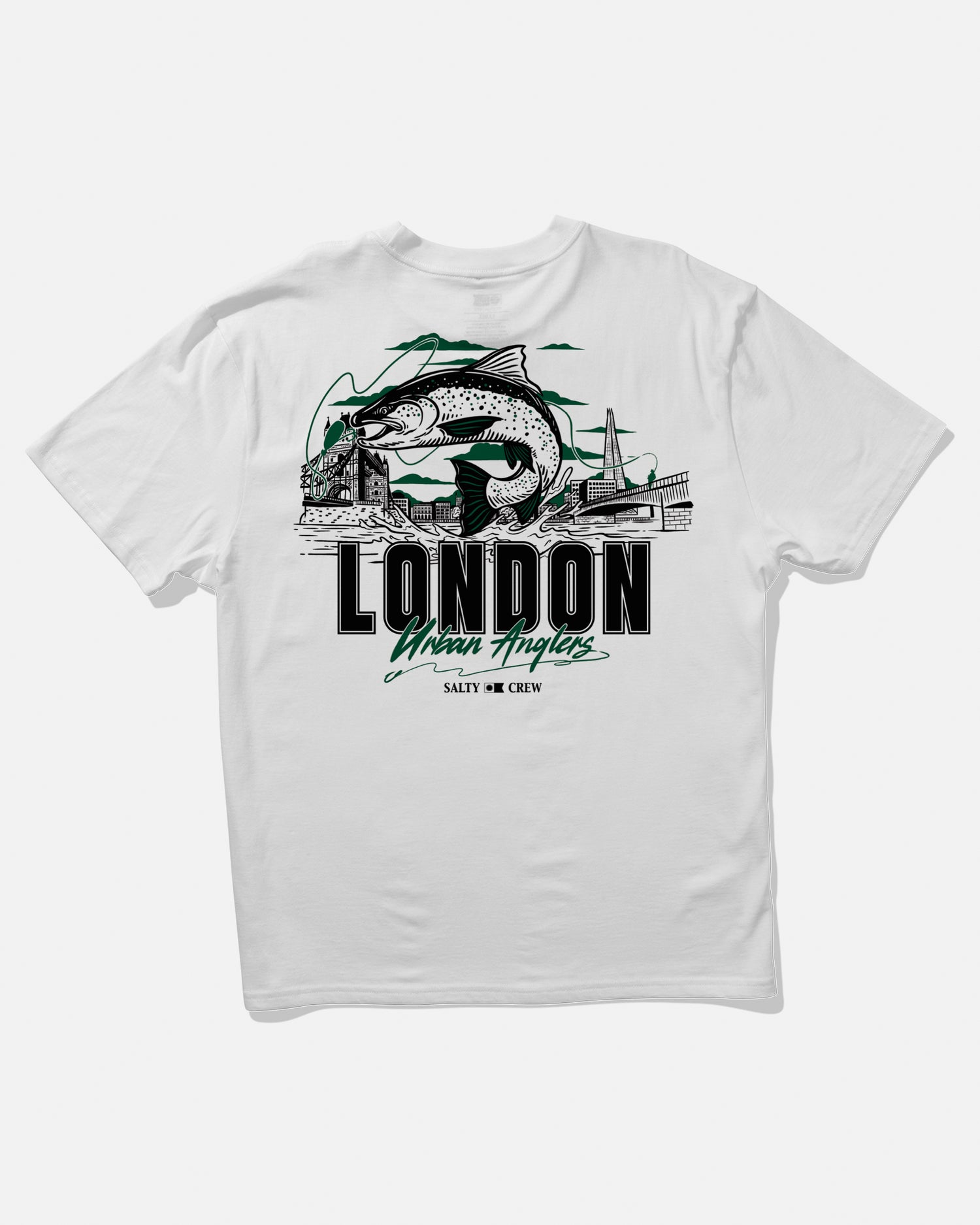 London Urban Angler Ss Tee - White