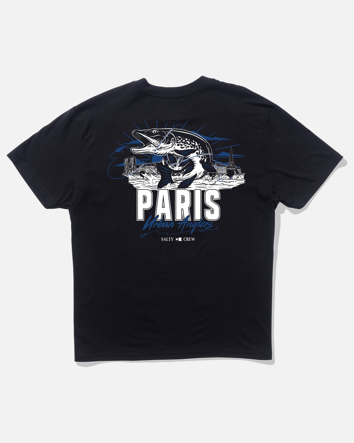 Paris Urban Angler Ss Tee - Black