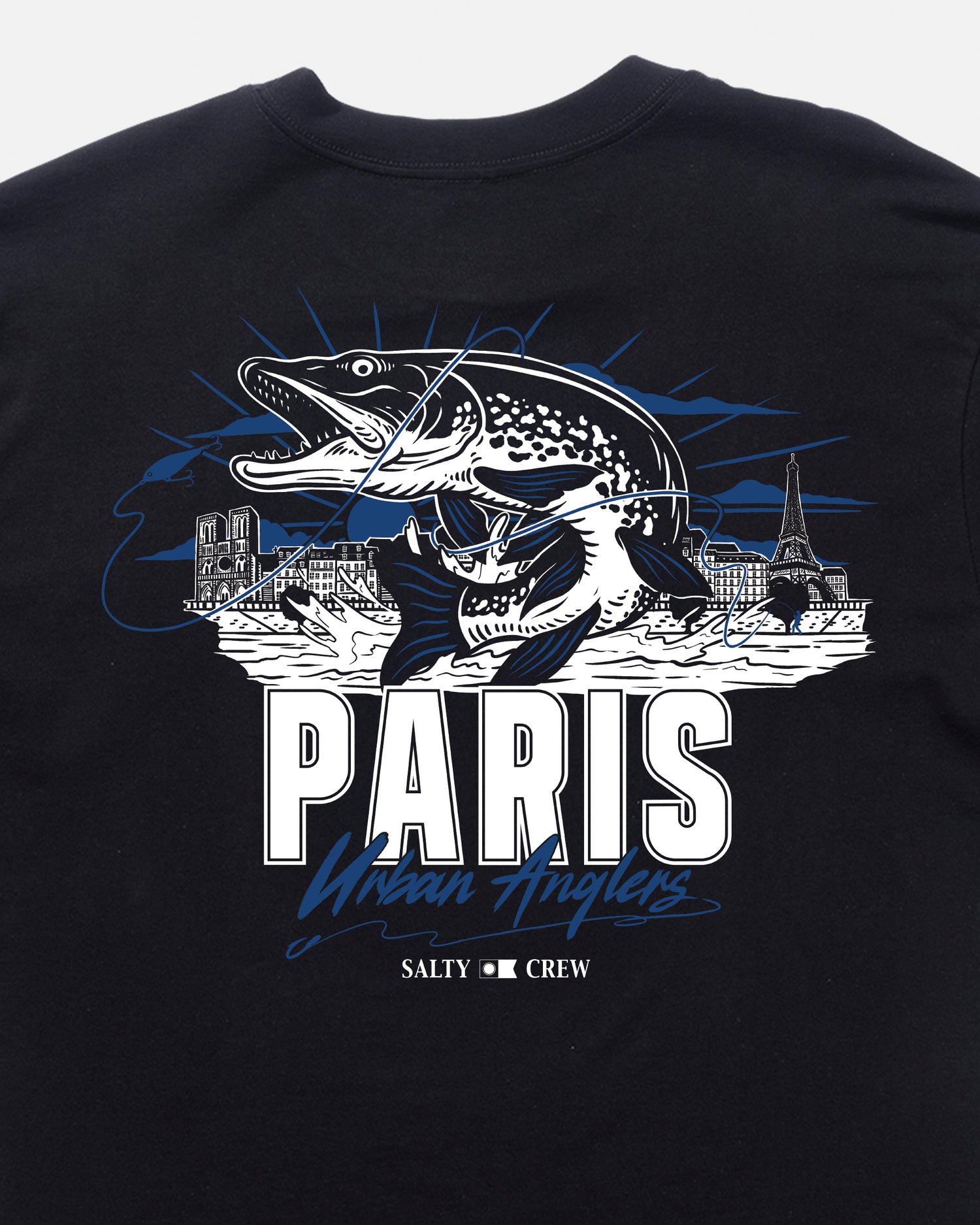 Paris Urban Angler Ss Tee - Black