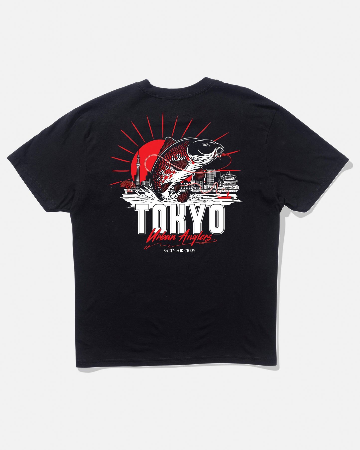 Tokyo Urban Angler Ss Tee - Black