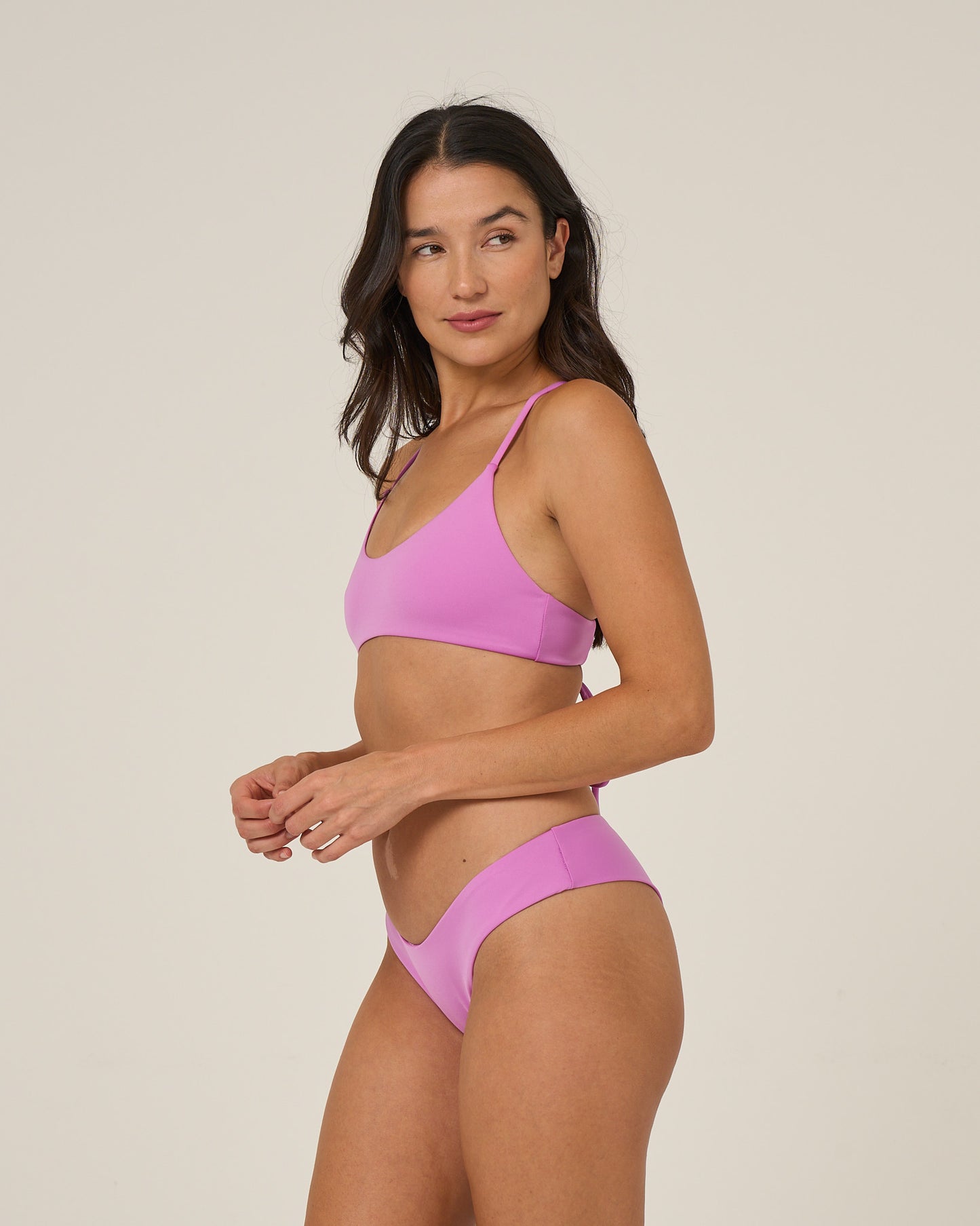 Seafarer Solids Bralette Top - Violet