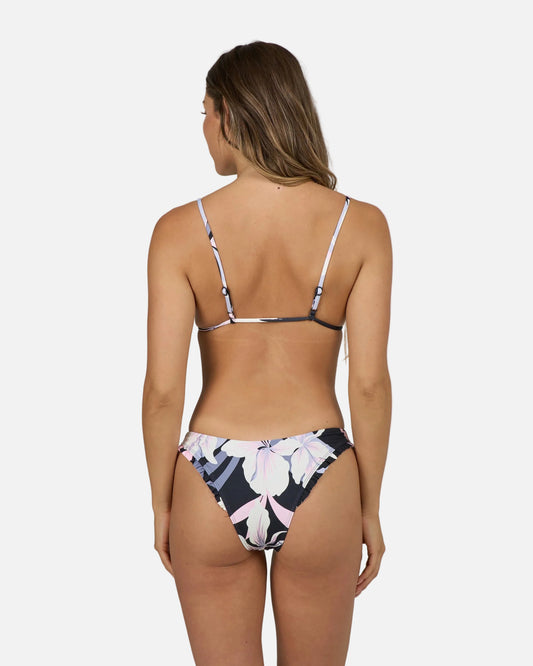 Bloomed Tri Top - Black