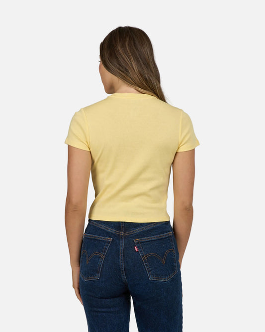 Keyhole Baby Tee - Sunshine