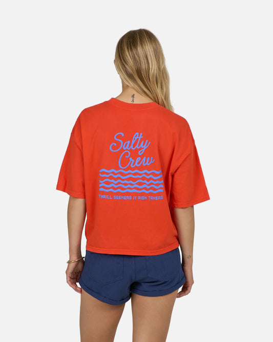 Salty Skimmer Tee - Chili Pepper