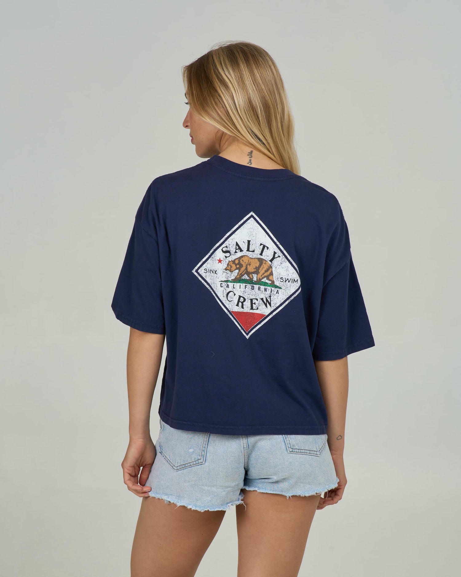 Tippet Cali Skimmer Tee - Bright Navy