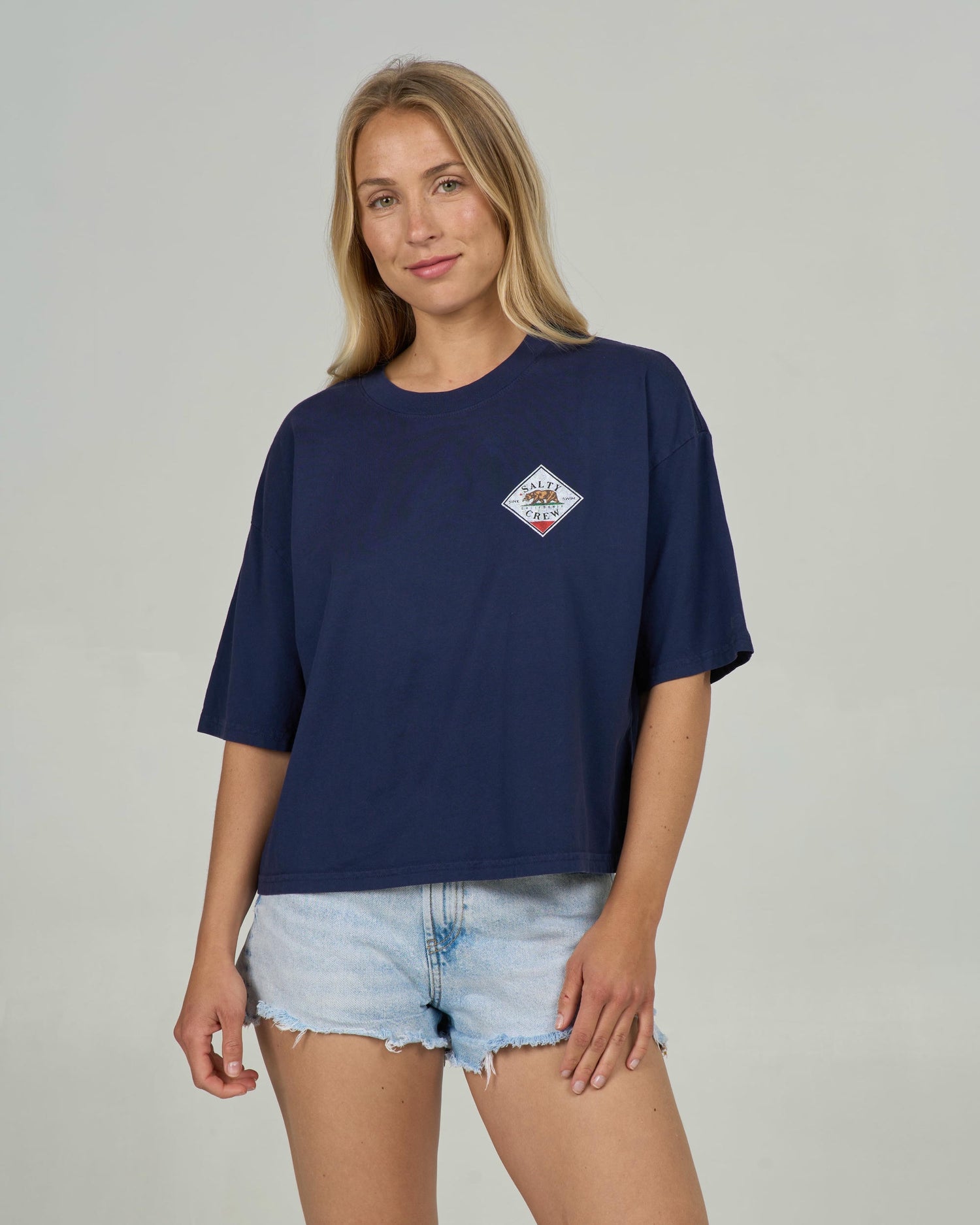 Tippet Cali Skimmer Tee - Bright Navy