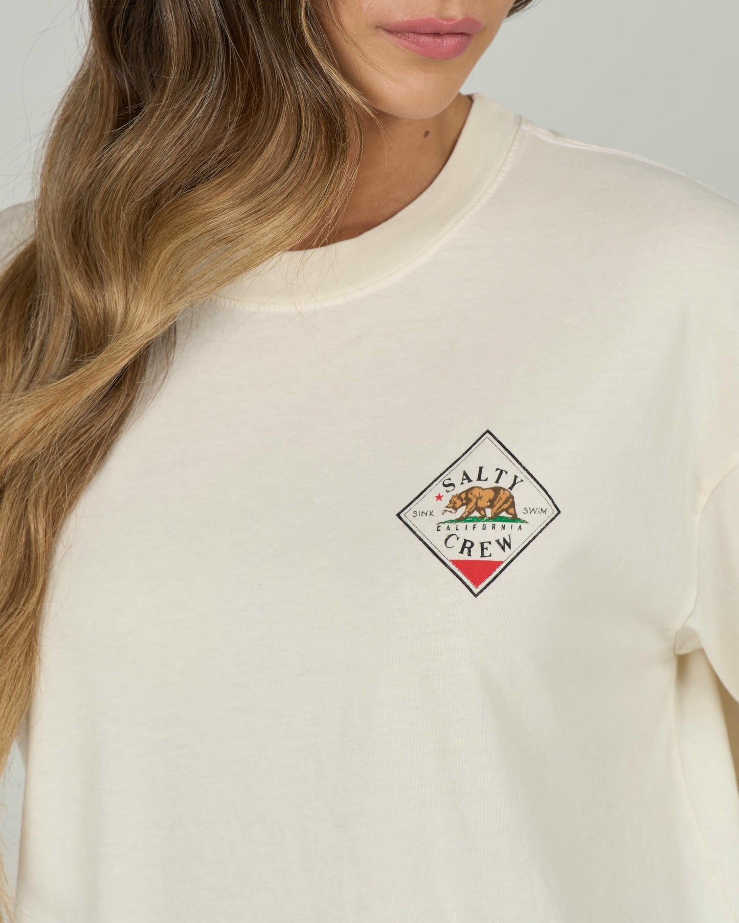 Tippet Cali Skimmer Tee - Off White