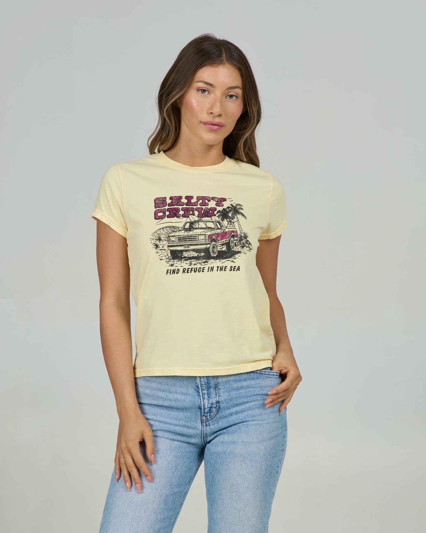Truck Stop Modern Tee - Sunshine