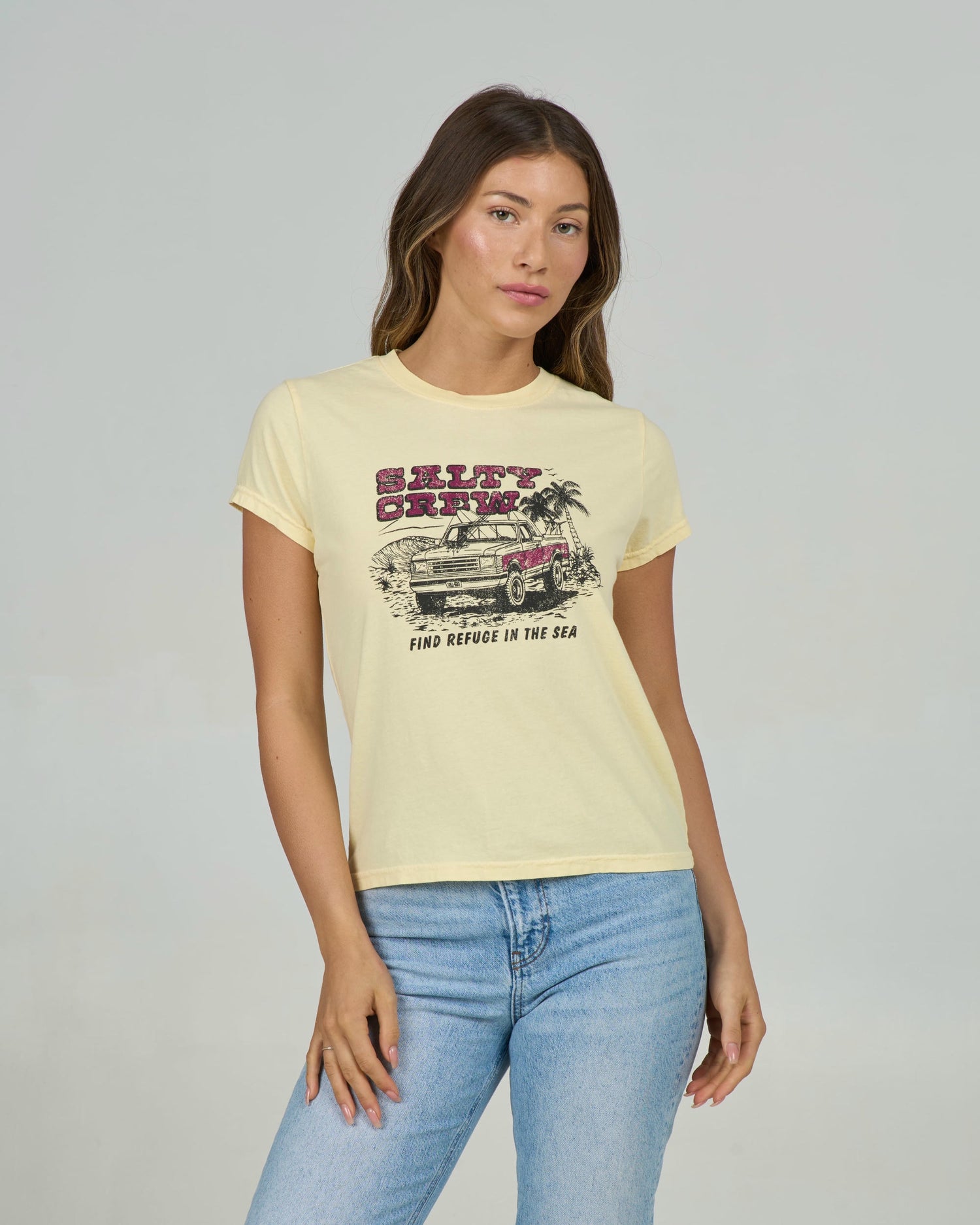 Truck Stop Modern Tee - Sunshine