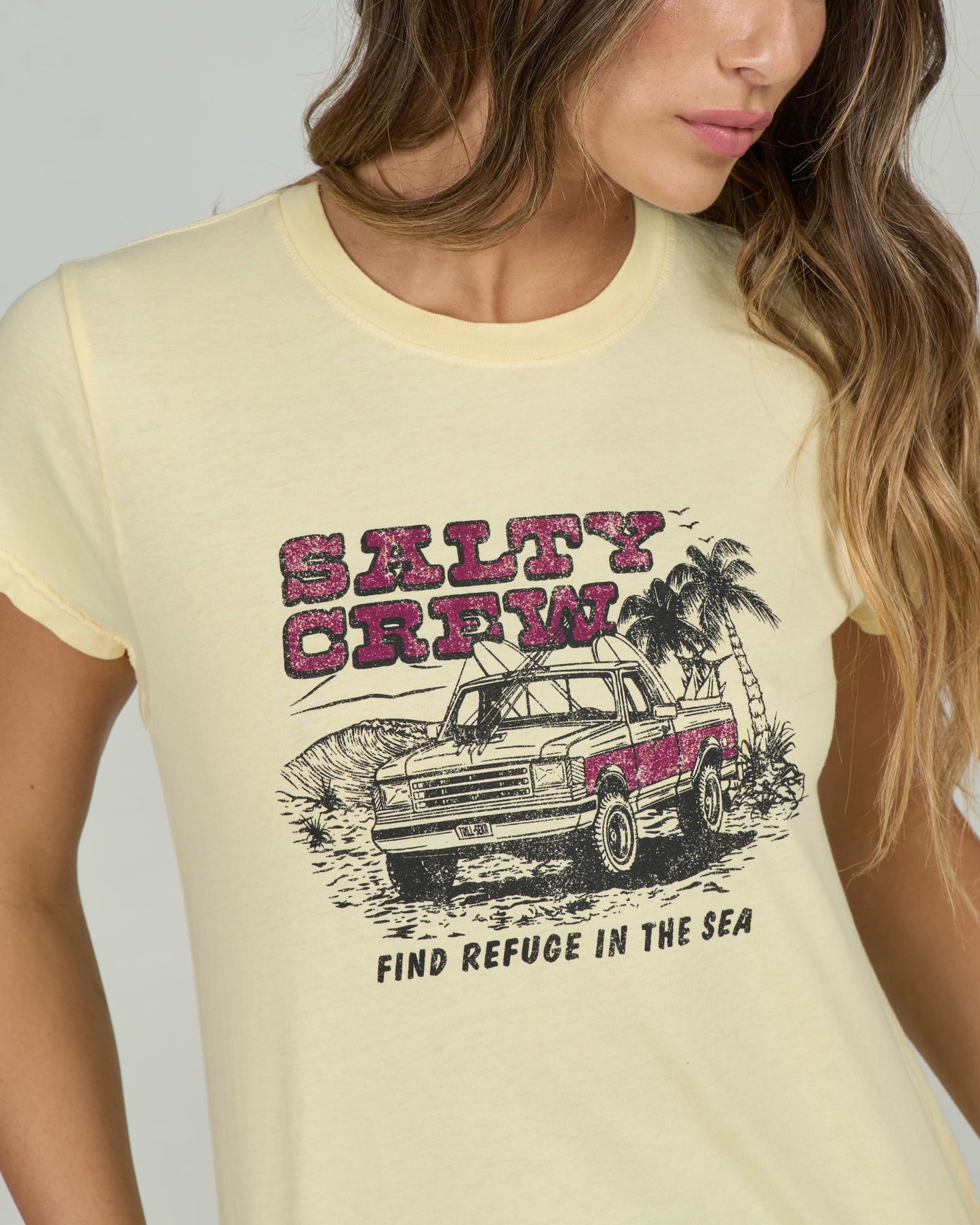 Truck Stop Modern Tee - Sunshine