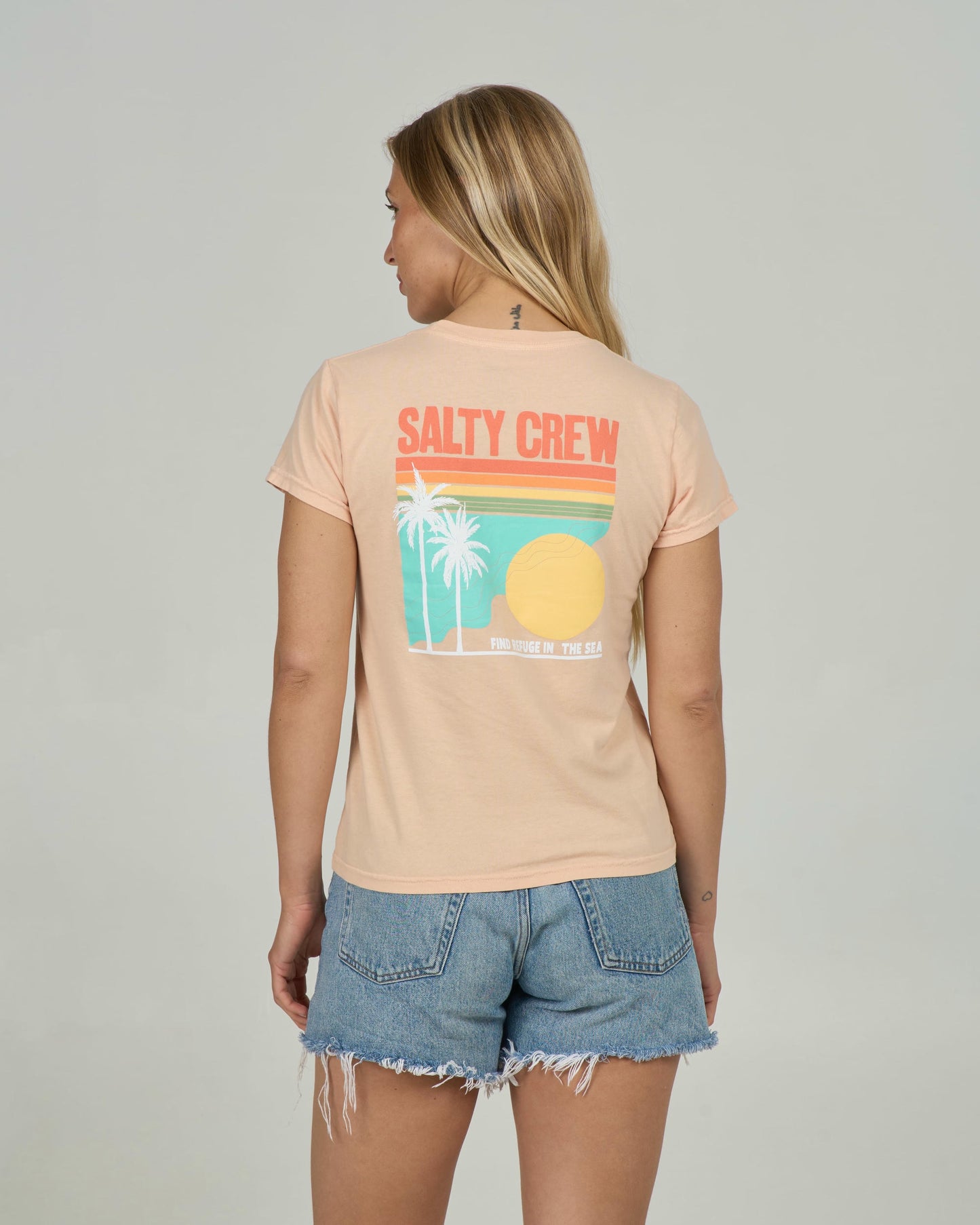 Simplicity Modern Tee - Apricot