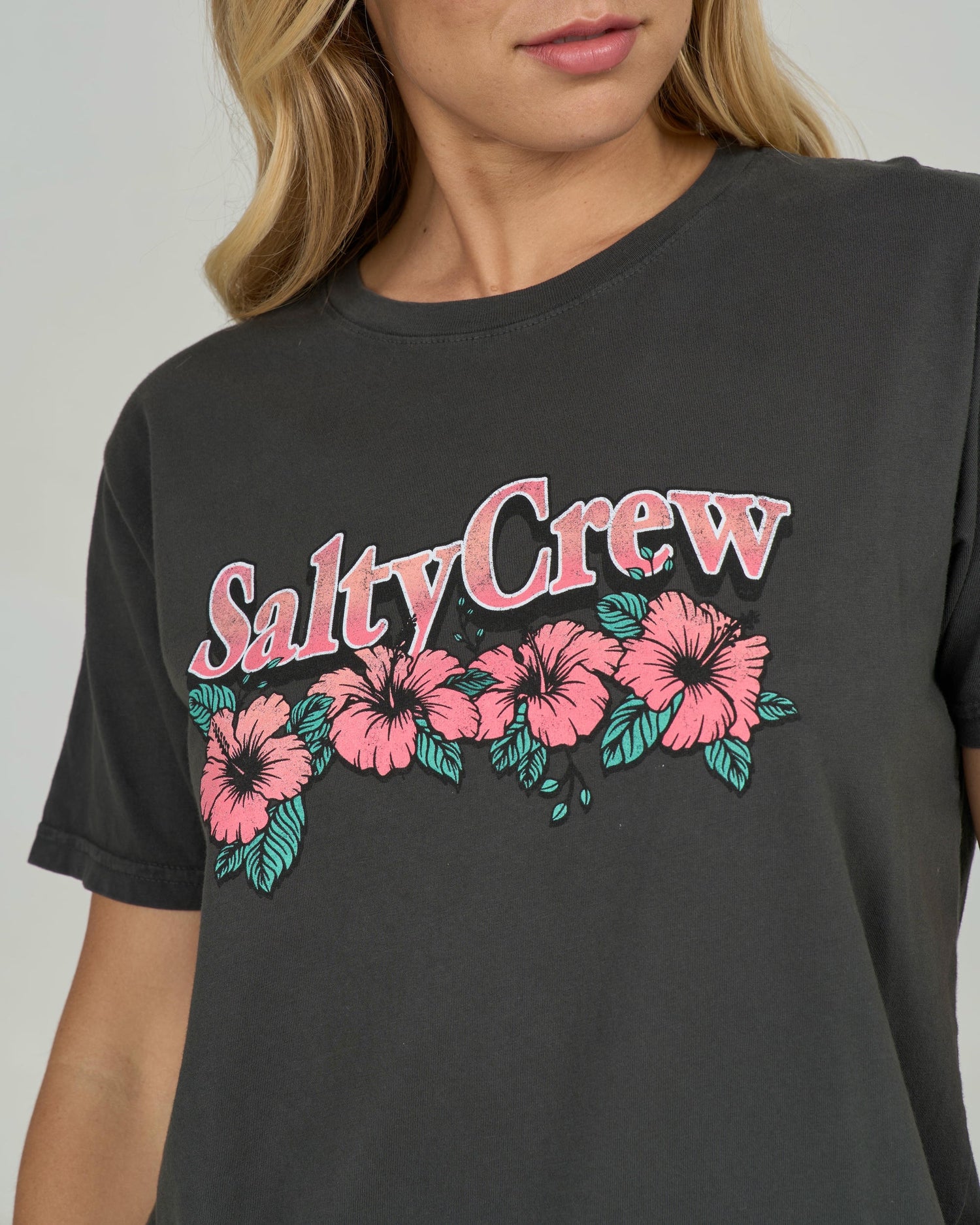 Vacation B.f. Tee - Charcoal