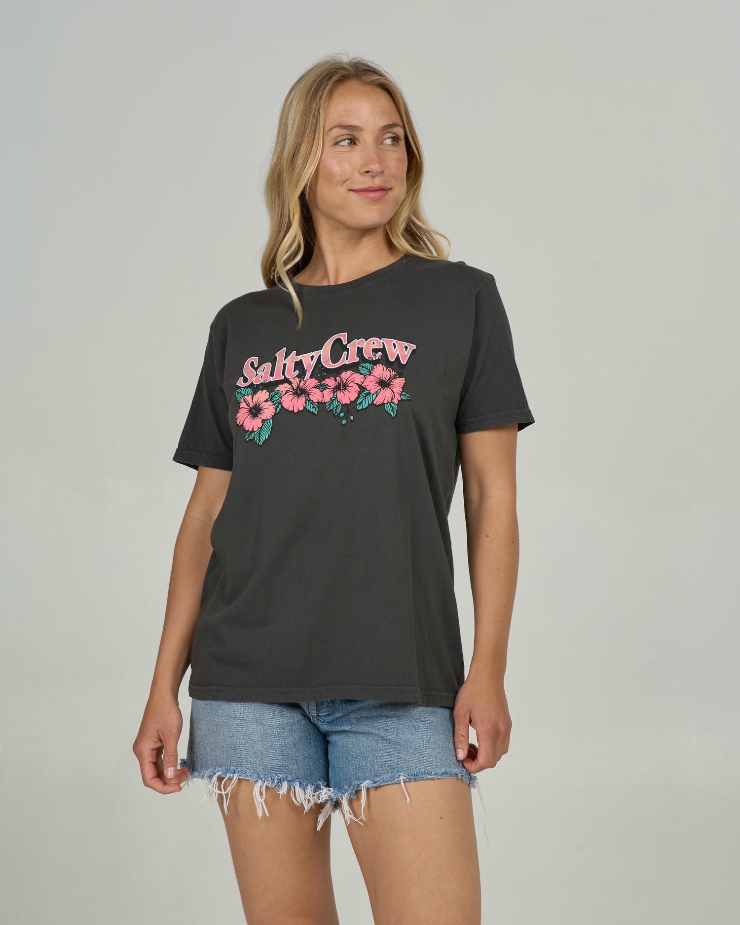 Vacation B.f. Tee - Charcoal