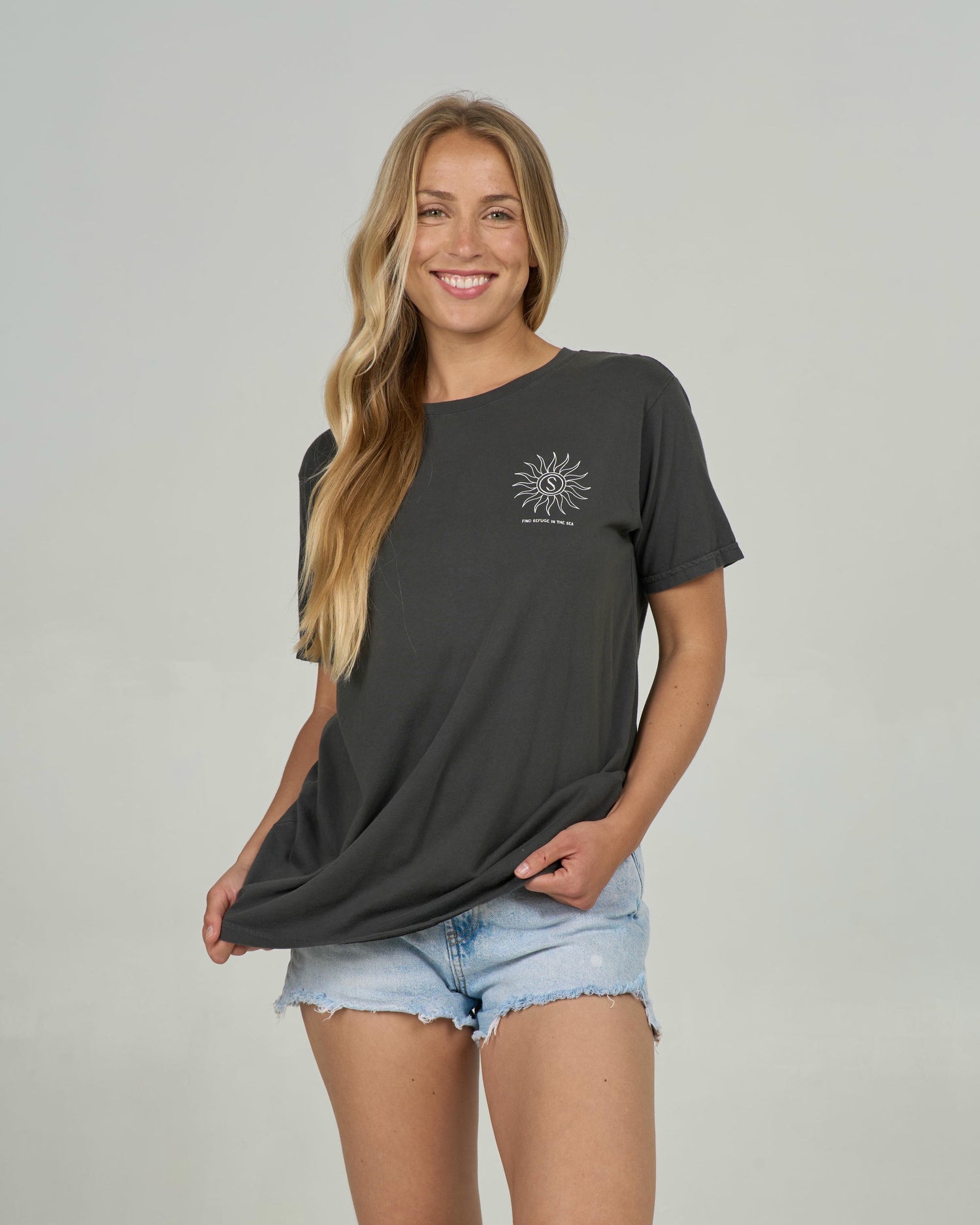 Zodiac B.f. Tee - Charcoal