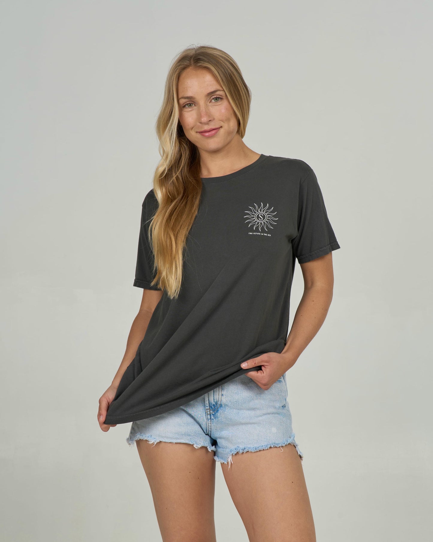 Zodiac B.f. Tee - Charcoal