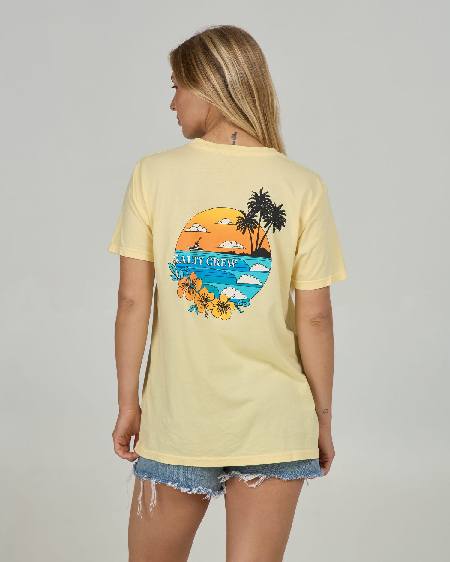 Sunset B.f. Tee - Sunshine