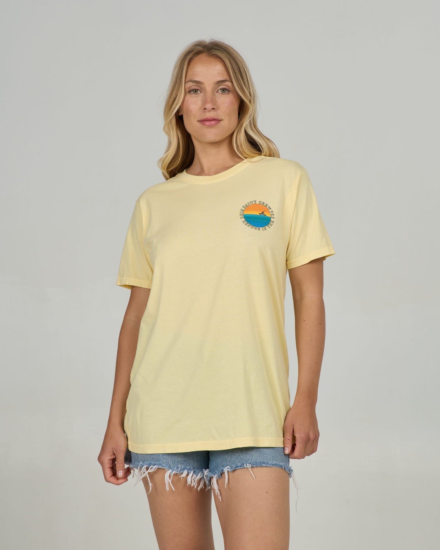 Sunset B.f. Tee - Sunshine