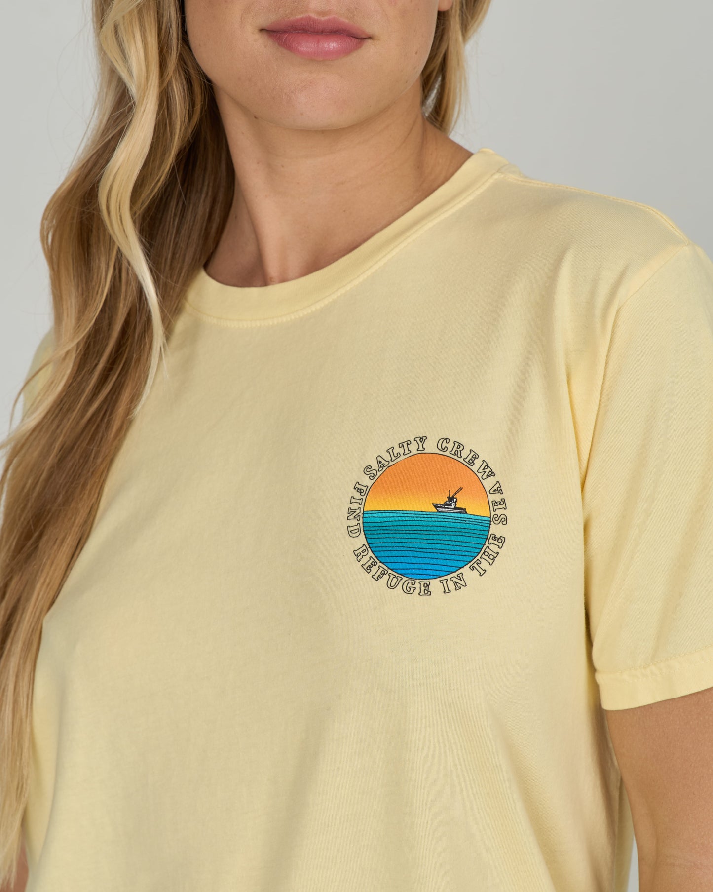 Sunset B.f. Tee - Sunshine