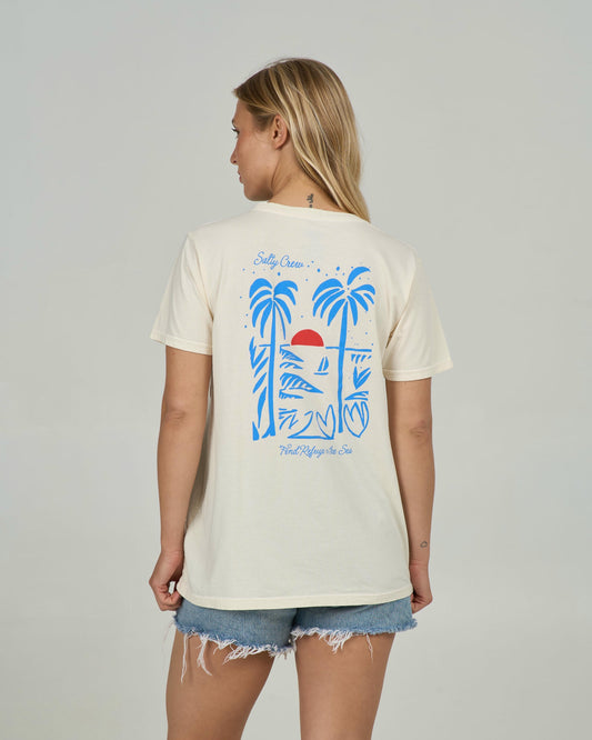 Geo Palm B.f. Tee - Off White