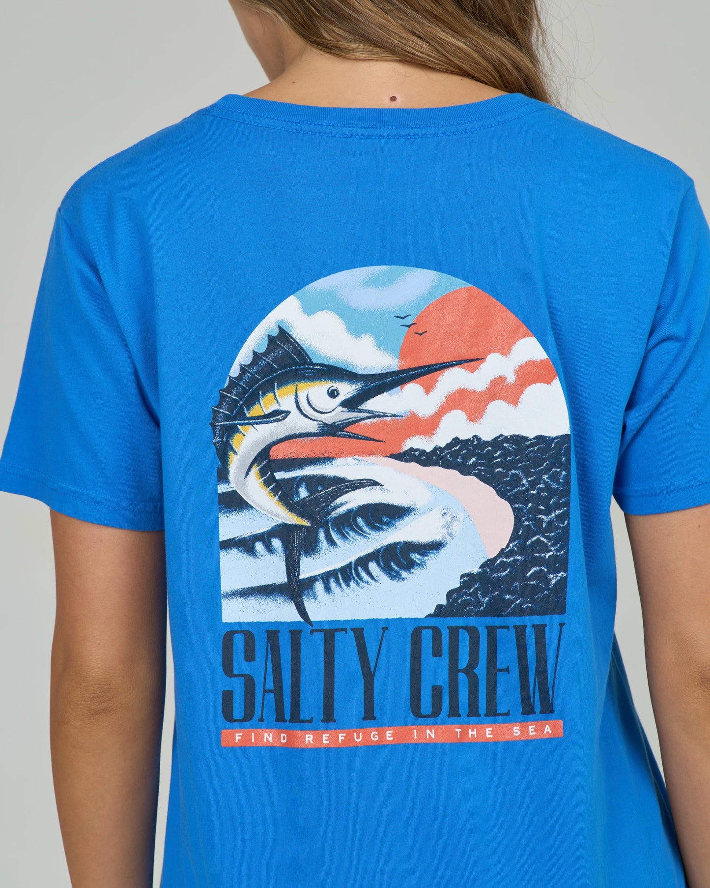Marlin Paradise B.f. Tee - Bold Blue