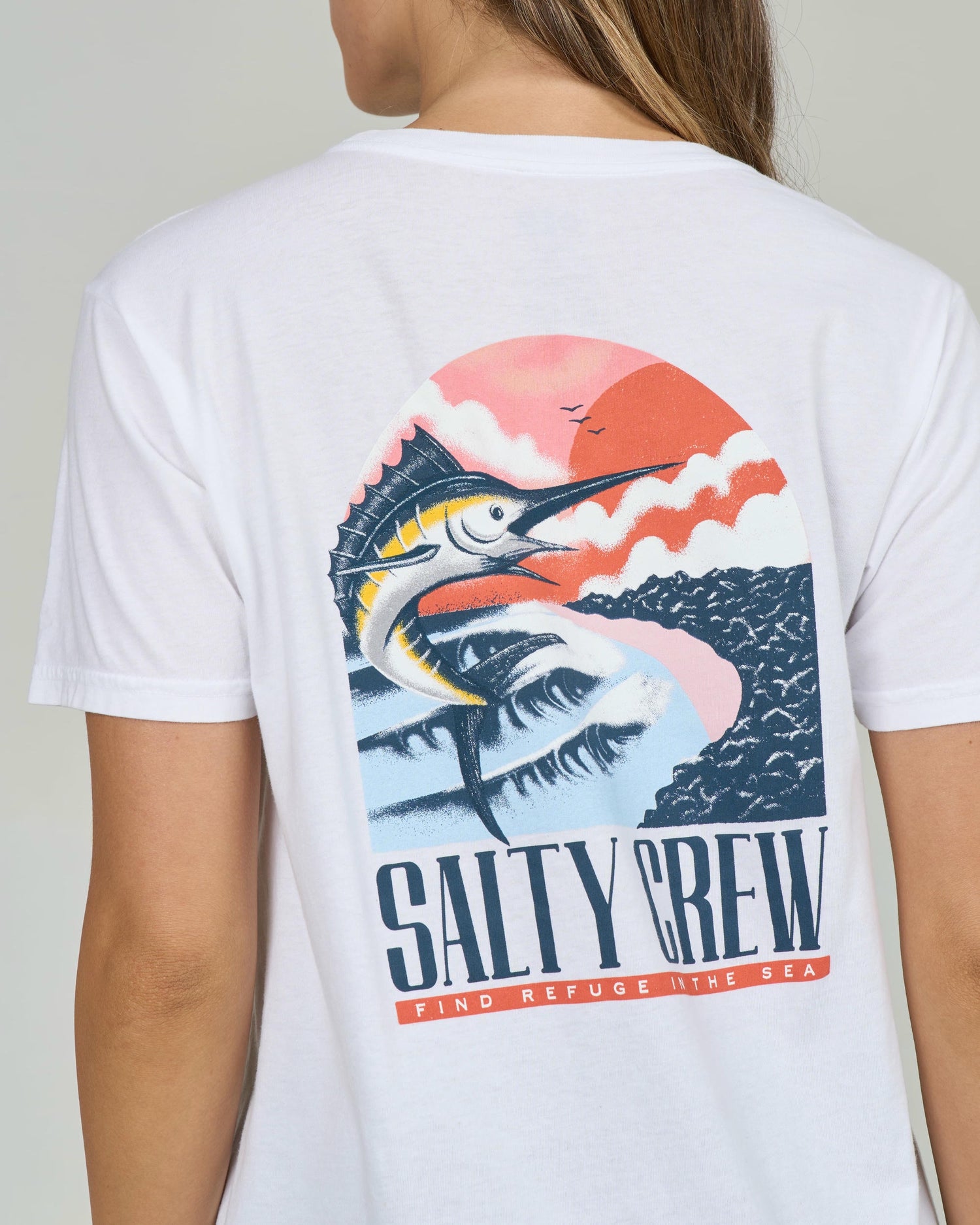 Marlin Paradise B.f. Tee - White