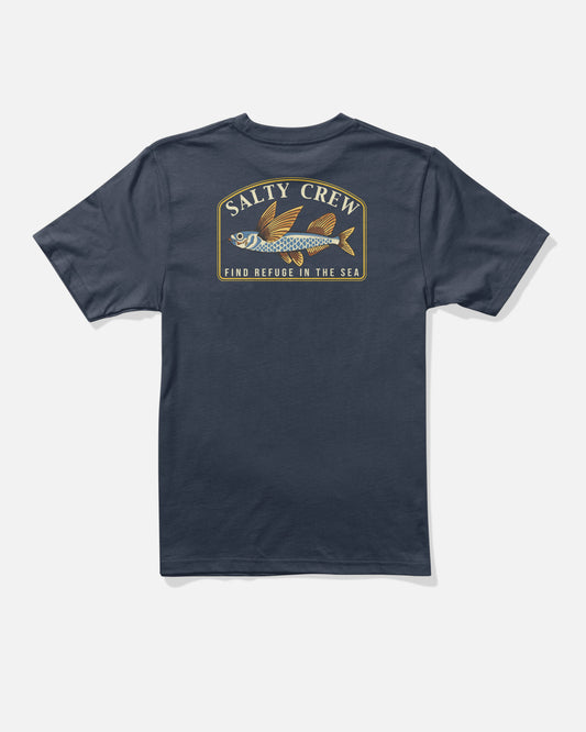 Fly Home  Ss Tee Kids - Navy