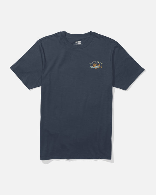 Fly Home Ss Tee - Navy