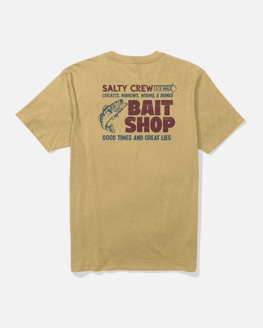 Bait Shop Ss Tee - Mineral Yellow