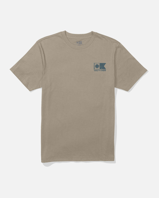 Stitched Ss Tee - Twig