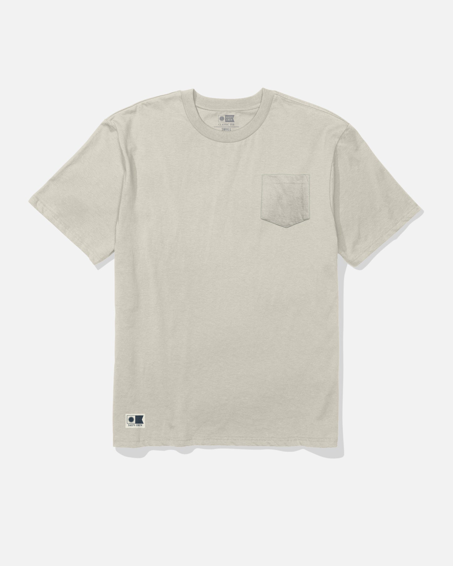 Washed Pocket Tee - Moonbeam