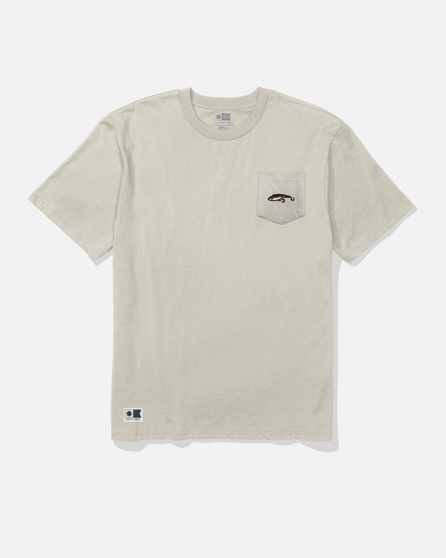 Washed Pocket Tee - Moonbeam