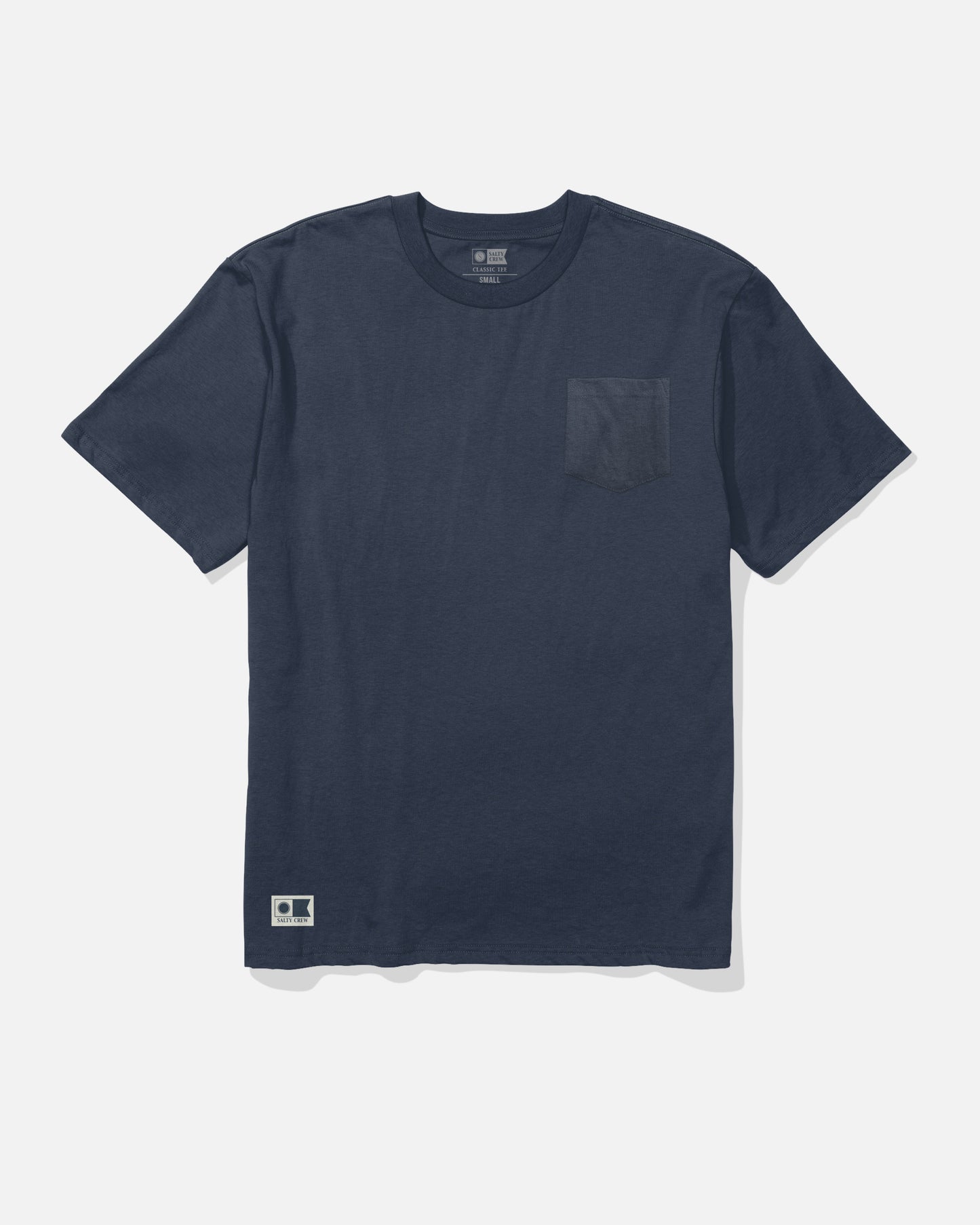 Washed Pocket Tee - Navy