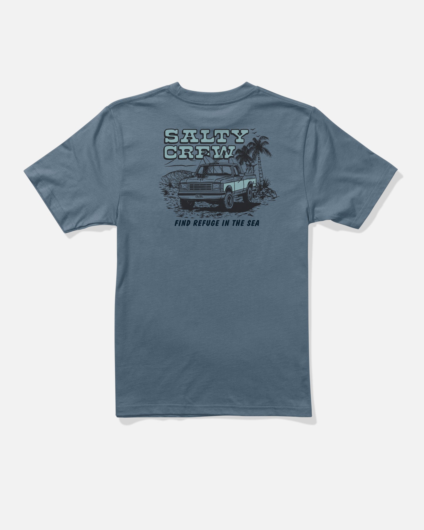 Truck Stop  Ss Tee Kids - Slate
